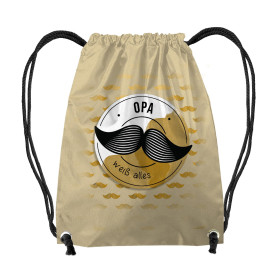 GYM BAG - OPA WEISS ALLES / mustache