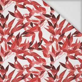 LEAVES pat. 7 (red) - Viscose jersey