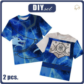 2-PACK - KID’S T-SHIRT - BLUE NINJA - sewing set