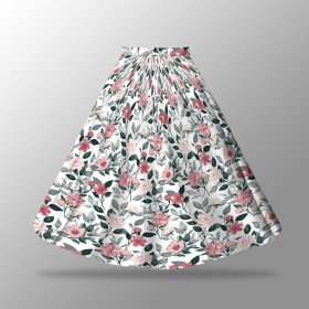BEAUTIFUL FLOWERS - skirt panel "MAXI" - crepe