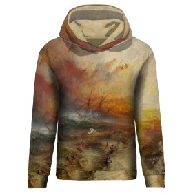 CLASSIC WOMEN’S HOODIE (POLA) - THE SLAVE SHIP (William Turner) - sewing set