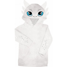 KID'S HOODIE (PARIS) - WHITE DRAGON - sewing set