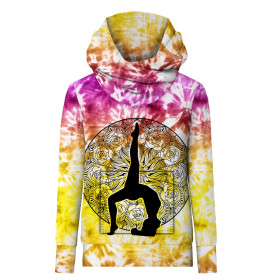 HYDROPHOBIC HOODIE UNISEX - YOGA / mandala - sewing set