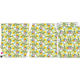 Bardot neckline blouse (SARA) - LADYBIRDS IN THE MEADOW (IN THE MEADOW) - sewing set