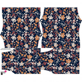 Bardot neckline blouse SOFIA - JAPANESE GARDEN pat. 2 (JAPAN) - sewing set