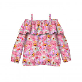 Bardot neckline blouse (VIKI) - ALCEAS - sewing set