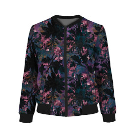 WOMEN’S BOMBER JACKET (KAMA) - FLORAL  pat. 7 - sewing set