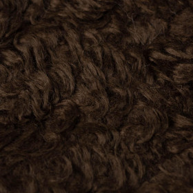 Brown - “Curly hair” - LAMB FLEECE 