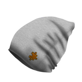 "Beanie" cap - M-01 WHITE MELANGE / Choice of sizes