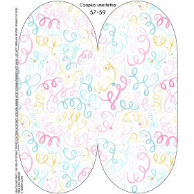 "Beanie" cap - STREAMERS (WONDERLAND)  48-50
