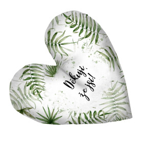 DECORATIVE PILLOW HEART - Děkuji, že jsi! 