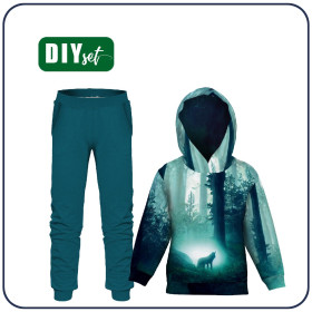 Children's tracksuit (OSLO) - MISTY WOLF - sewing set