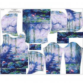 KID'S HOODIE (ALEX) - WATER LILIES (Claude Monet) - sewing set