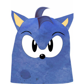 KID'S CAP AND SCARF - BLUE HEDGEHOG - sewing set