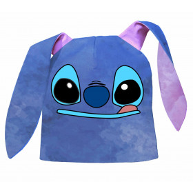 KID'S CAP AND SCARF (BUNNY) - BLUE ALIEN - sewing set