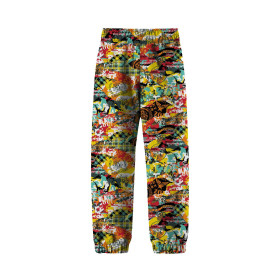 CHILDREN'S SOFTSHELL TROUSERS (YETI) - CAMOUFLAGE COLORFUL