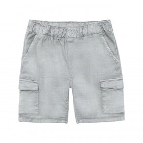 KID`S CARGO SHORTS - Light blue - sewing set