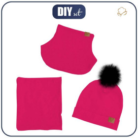 FUCHSIA / fox - Cap and loop creative sewing set