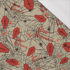 HALLOWEEN WEB COFFINS - single jersey with elastane TE210