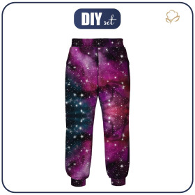 KID'S JOGGERS (ROBIN) - WATERCOLOR GALAXY PAT. 8 - sewing set