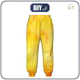 KID'S JOGGERS (ROBIN) - YELLOW - sewing set