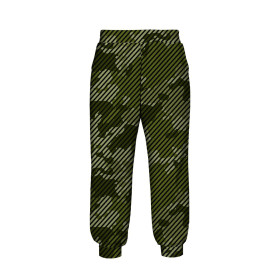 KID'S JOGGERS (ROBIN) - CAMOUFLAGE / STRIPES - sewing set