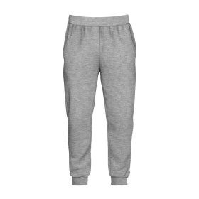 MEN'S JOGGERS (GREG) - MELANGE LIGHT GRAY - sewing set