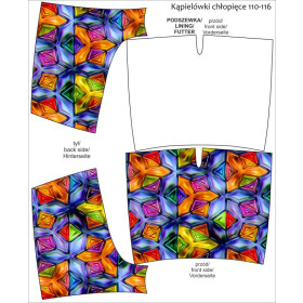 Boy's swim trunks - KALEIDOSCOPE - sewing set