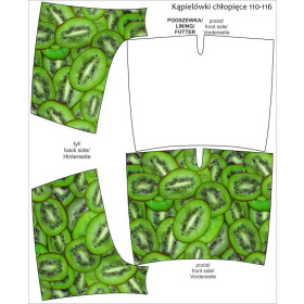 Boy's swim trunks - KIWI - sewing set