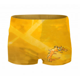 Boy's swim trunks - GOLD NINJA - sewing set