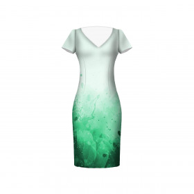 SPECKS (green) - dress panel 