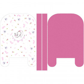 BABY NEST - ELEPHANT / fuchsia - sewing set