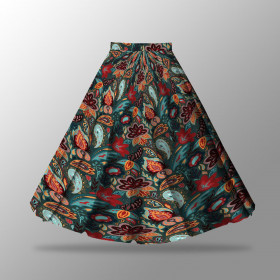 COLORFUL PASILEY - skirt panel "MAXI"