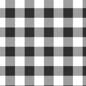 VICHY GRID BLACK / white - Viscose jersey WE210