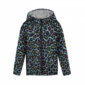 KIDS JACKET BUNNY (ZOE) - NEON LEOPARD PAT. 3 - sewing set