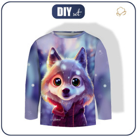 Longsleeve - ANIMATED WOLF - sewing set