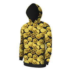 MEN’S HOODIE (COLORADO) - GOLDEN BITCOINS - sewing set