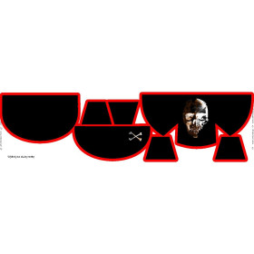 HIP BAG - SKULL pat. 3 - small