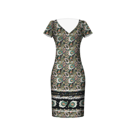 Paisley pattern no. 4 - dress panel PTE200