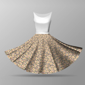 PASTEL FLOWERS PAT 2 -  big circle skirt panel 