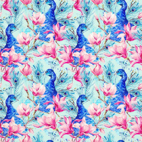 PEACOCKS - Cotton woven fabric