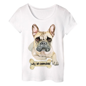 PAJAMAS-T-SHIRT "LINDA" -  BULLDOG - sewing set