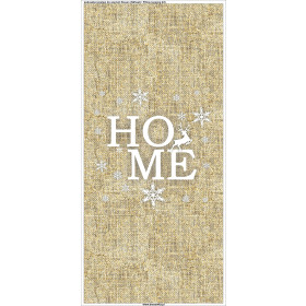 PILLOW 45x45 - HOME / jute - sewing set