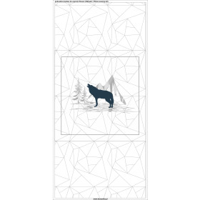 PILLOW 45x45 - WOLF (ADVENTURE) - sewing set