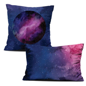 DECORATIVE PILOWS - GALAXY / purple