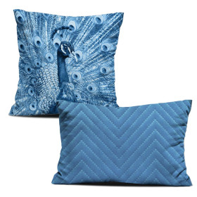 DECORATIVE PILOWS - PEACOCK (CLASSIC BLUE)