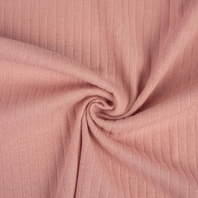 ROSE QUARTZ - Thin ribbed knit