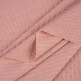 ROSE QUARTZ - Thin ribbed knit