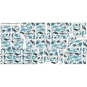 Men's swim trunks - OCEAN - sewing set