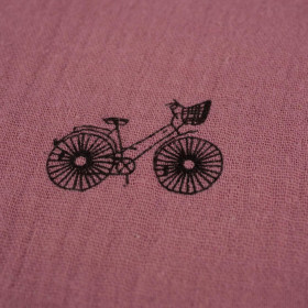 BIKES / heather - cotton muslin